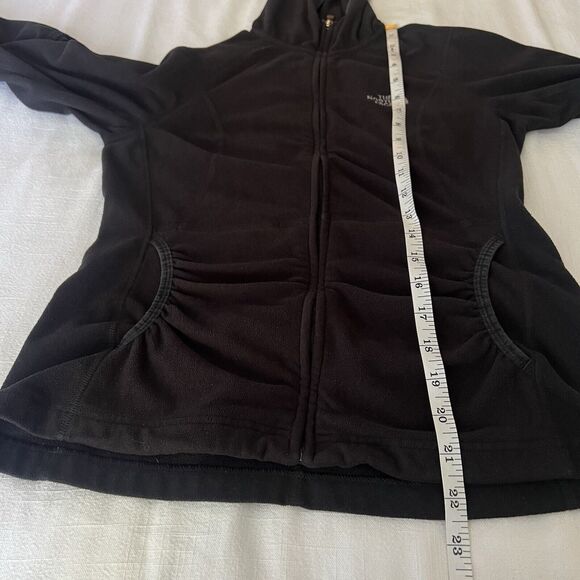 The‎ North Face Full Zip Hoodie Womens Size XS Ruched Pockets Black - Picture 13 of 13